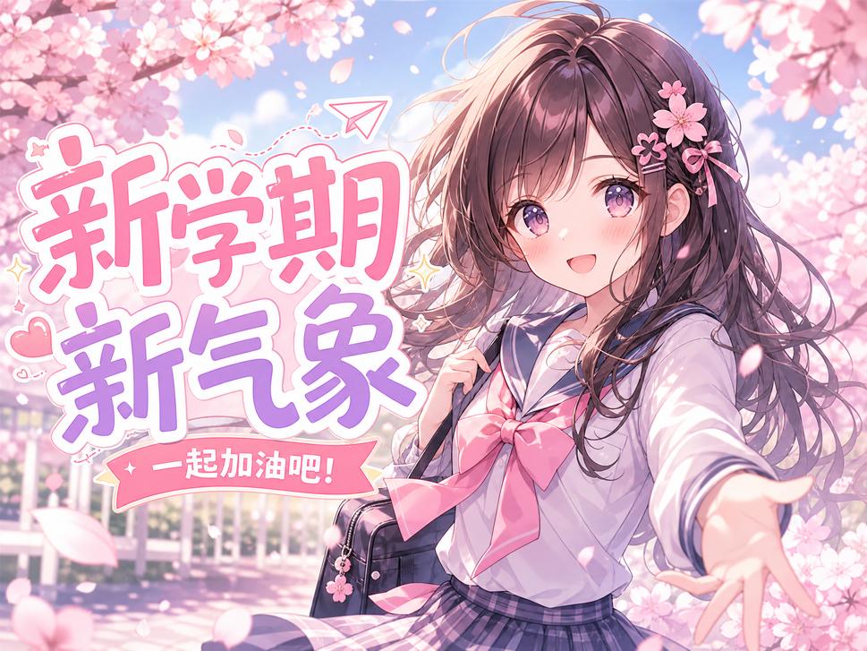 抖音揭秘动漫-新学期物语恋爱动漫演示