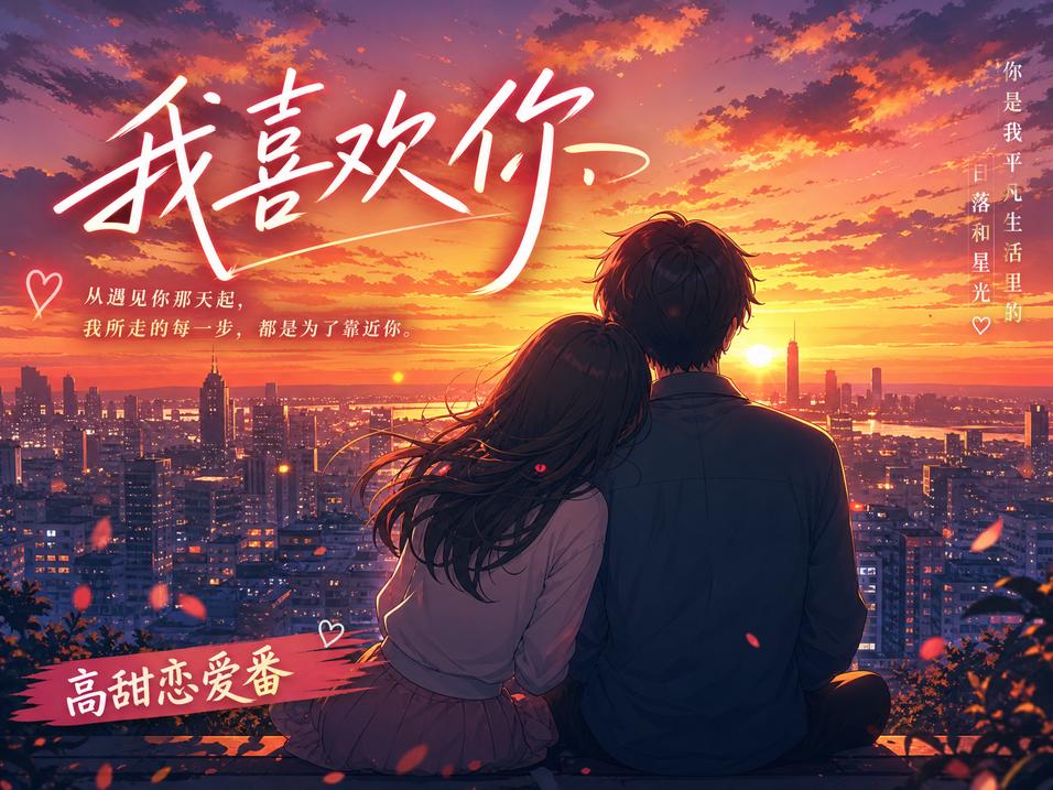抖音揭秘动漫-城市夜语高甜恋爱动漫